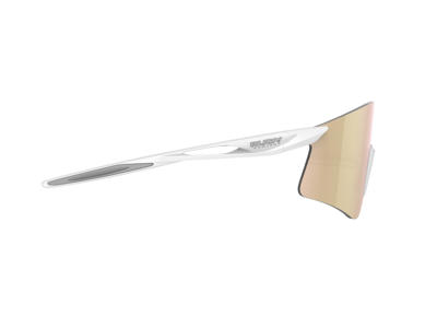 Rudy Project Astral X - Cykelbrille med multilaser rose gold linse - Hvid