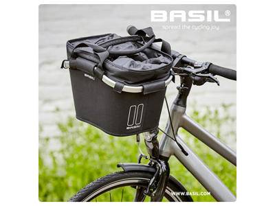 Basil Classic Carry All - Cykelkurv - 15 liter - Black