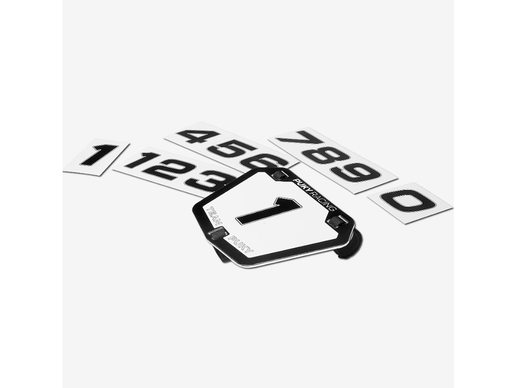 Puky Nummerplade - Til Børnecykler & Løbecykler - Sort