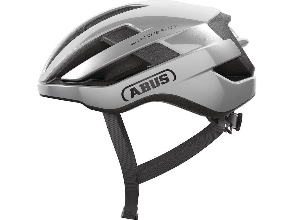 ABUS WingBack Cykelhjelm Gleam Silver 54-58 cm