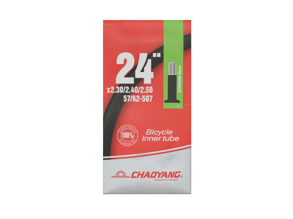 Chaoyang Slange - 24x1.0-2.50 - 48 mm Auto ventil