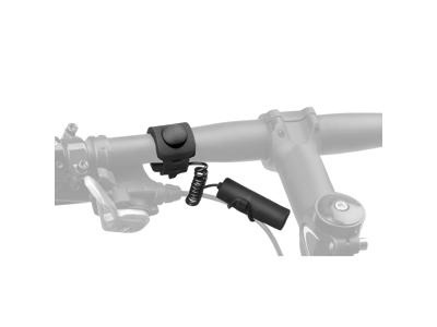 M-Wave Bellectric - Elektronisk ringeklokke - Passer til Ø22,2-31,8 mm - Sort