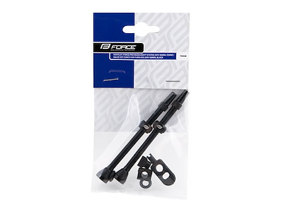 FORCE Ventilsæt 80 mm Sort