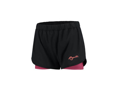 Rogelli Aura - Løbeshorts 2 in 1 - Dame - Sort/Cerise