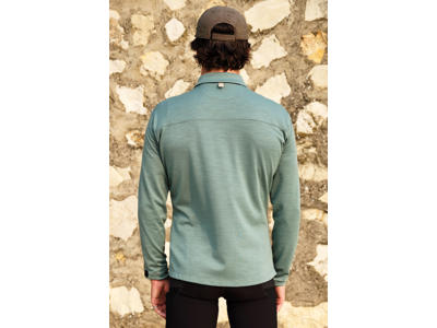 Giordana Gravel Uld Cykeljakke - Lange Ærmer - Solid Slate - Str. 2XL