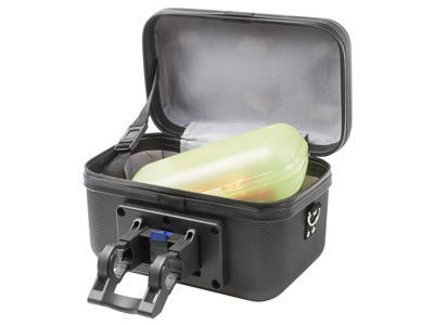 M-Wave Utrecht HC - Cykeltaske til styr - Hardboks - Vandtæt - Clip On System - Sort - Str