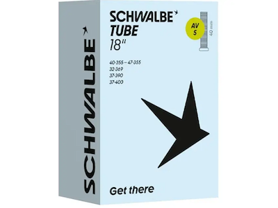 Schwalbe slange 18 x 1,75  med 40mm lang Autoventil AV5