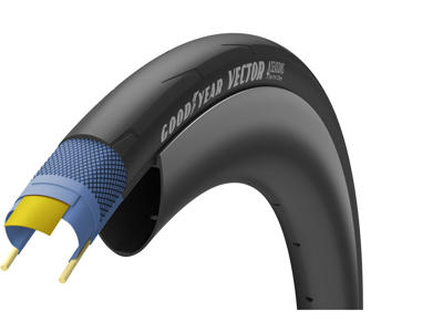 Goodyear Vector 4Seasons Tube - Foldedæk Road - Sort