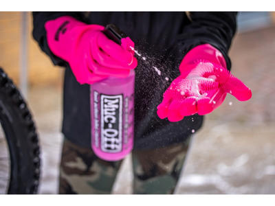 Muc-Off Deep Scrubber - Gummihandsker - Pink