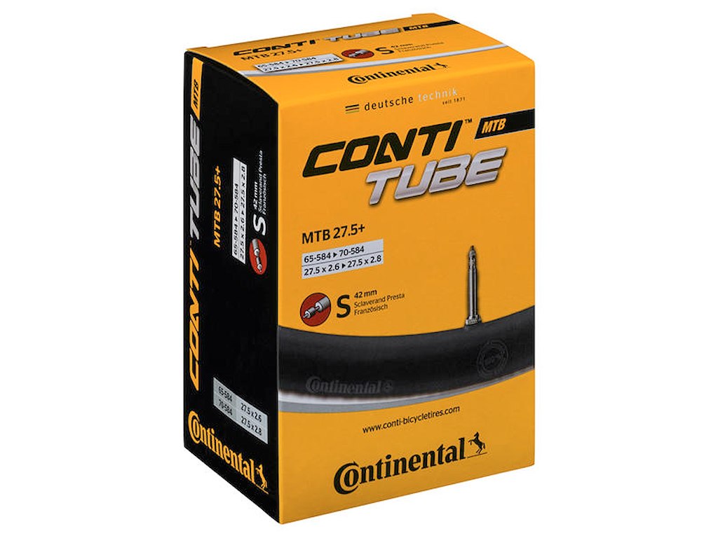 Continental Slange Light MTB 27,5x2,60-2,80 med 40 mm lang racer ventil