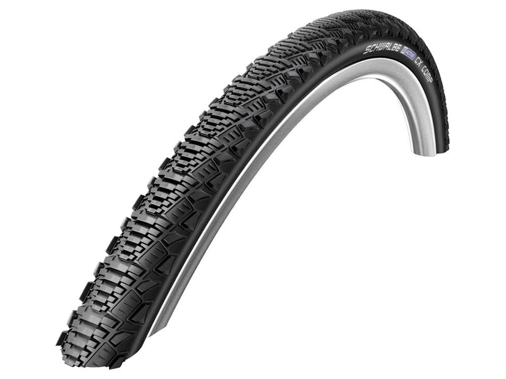 Schwalbe CX Comp - Kevlar-Guard Cross - Tråddæk - 700x35c 28x1,35 - Sort