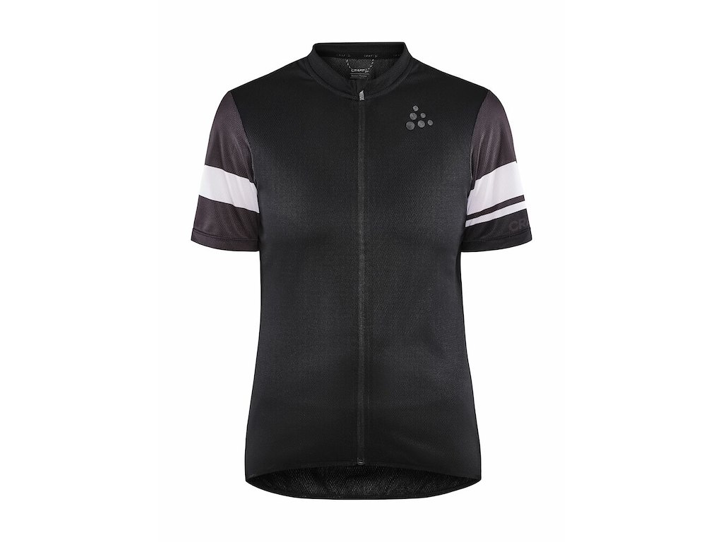 Craft Core Endur Logo Jersey Korte ærmer Dame Sort/Hvid Str. 2XL