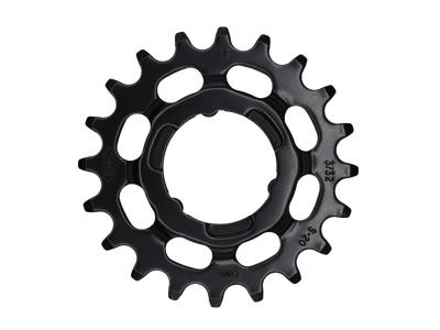 KMC Gearhjul - 3/32 - 20T - Til Shimano - Sort