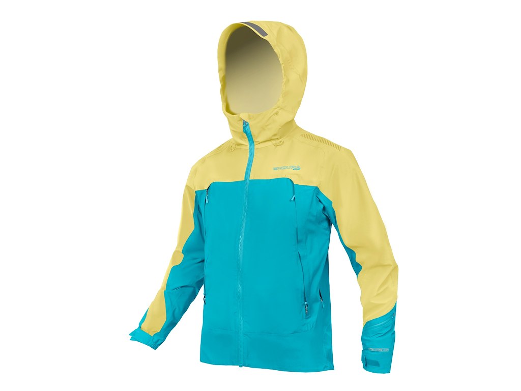 Endura MT500 Waterproof - Cykeljakke -Herre - Turkis/Lysegrøn 