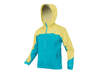 Endura MT500 Waterproof - Cykeljakke -Herre - Turkis/Lysegrøn 