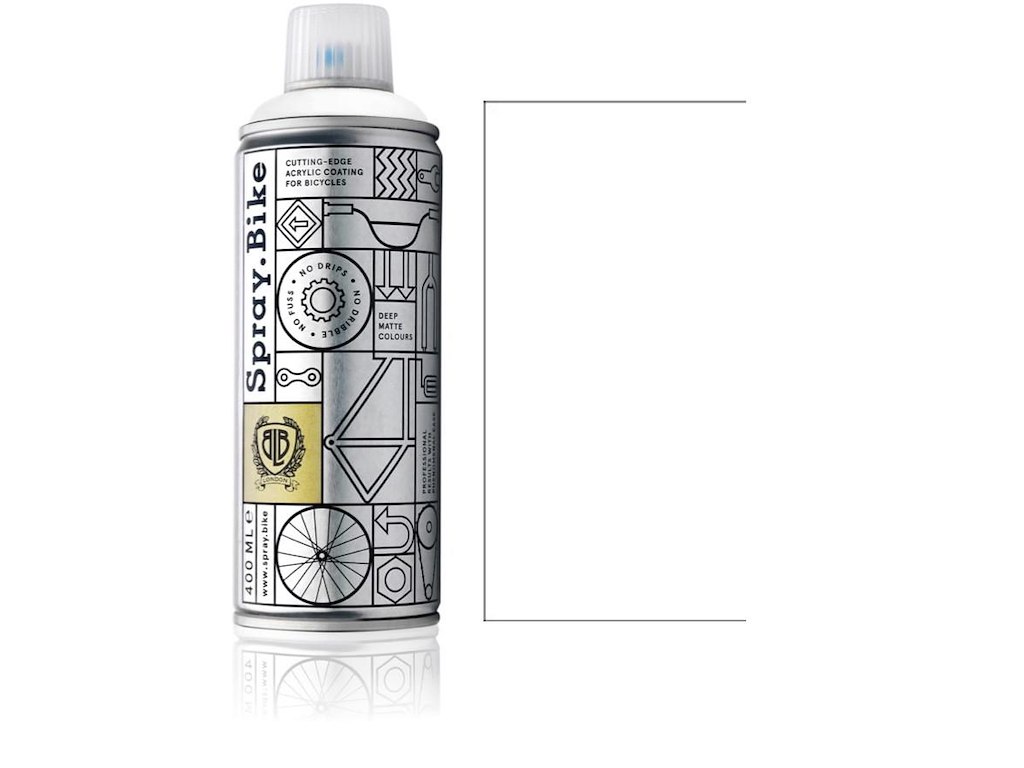 Spray.Bike spraymaling 400 ml hvid