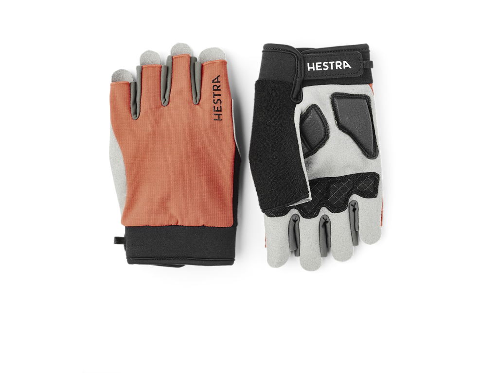 Hestra Bike Guard Short - Cykelhandsker - Orange - str. 10
