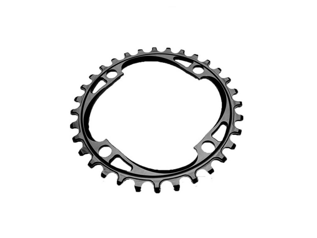 absoluteBLACK Rund klinge - SRAM - Singlespeed - ø64 mm - 30T - Sort