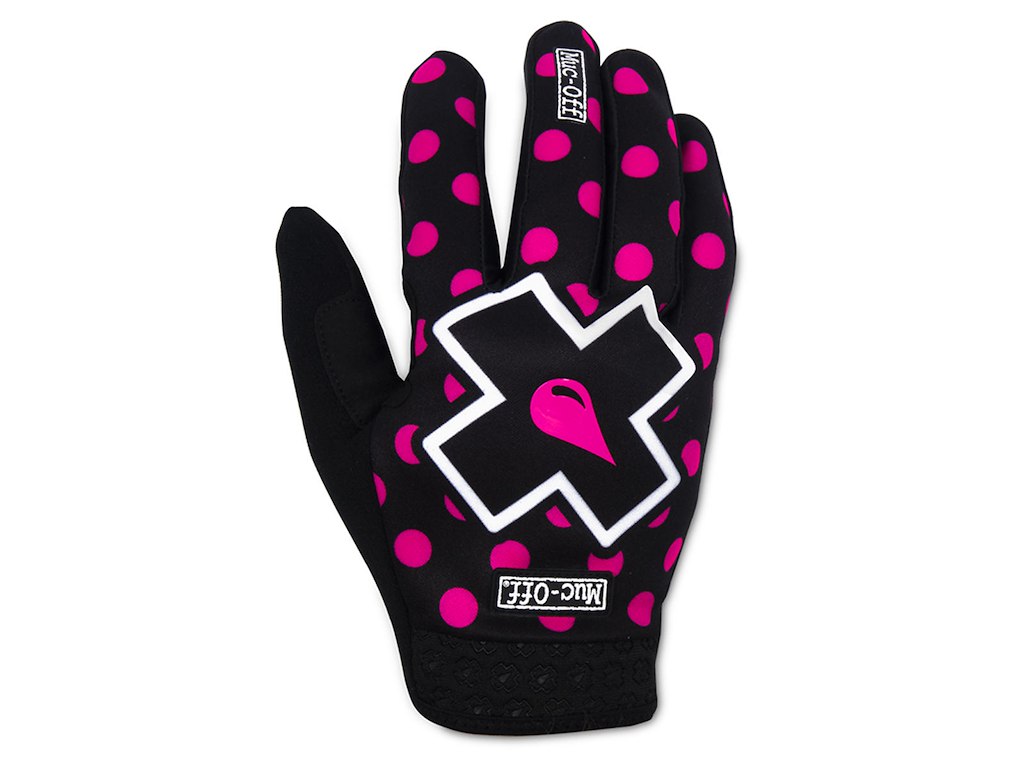 Muc-Off Cykelhandske MTB - Pink Polka - Str. M
