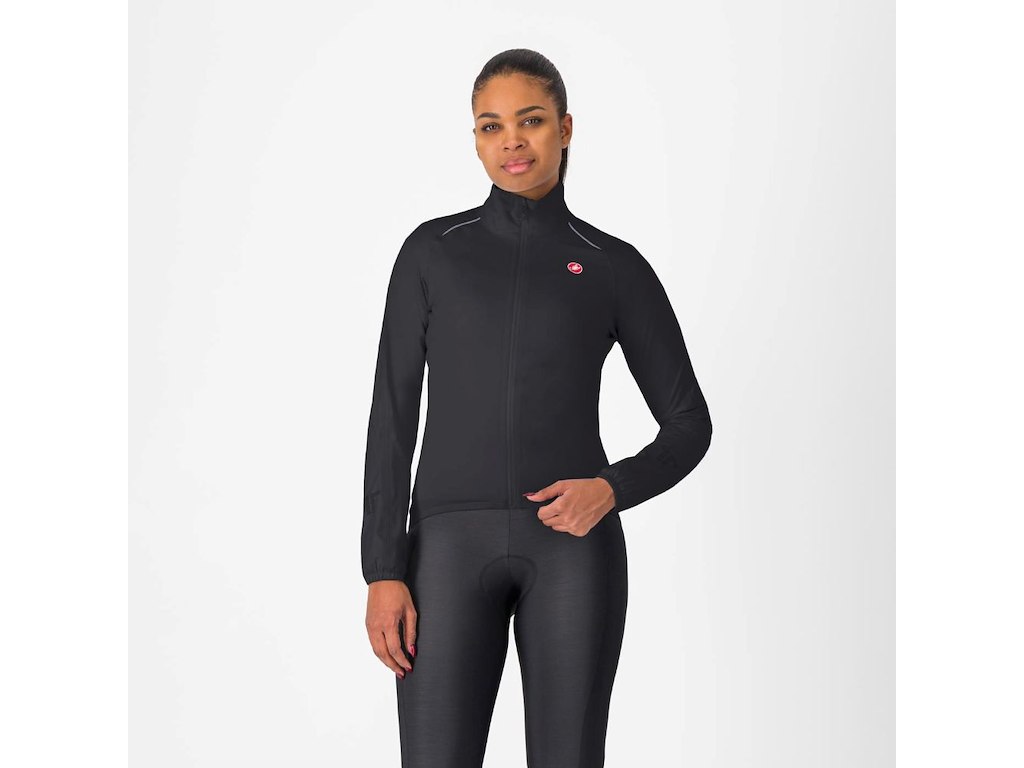 Castelli Emergency 3 Women's Rain Jacket - Regnjakke - Dame - Light Black - L