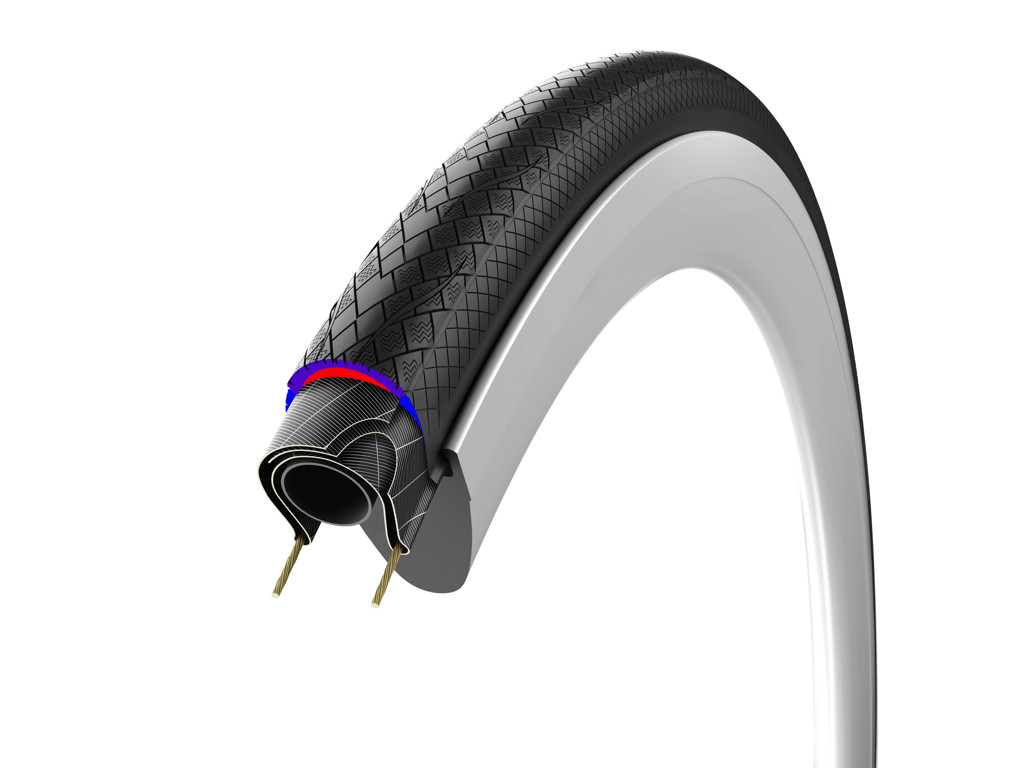 Vittoria Rubino Pro Endurance G2 - Road foldedæk - 700x25c - Sort/sort