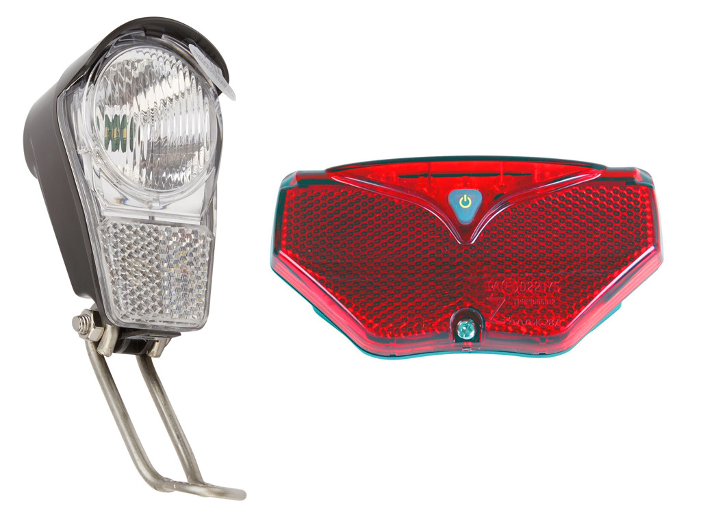 Bike Attitude Galeo + I-409RG1 - Lygtesæt - Inkl. batteri