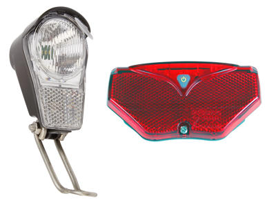 Bike Attitude Galeo + I-409RG1 - Lygtesæt - Inkl. batteri