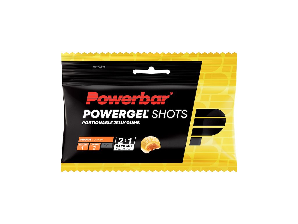 Powerbar - PowerGel shots - Vingummi - Appelsin Powerbar - PowerGel shots - Vingummi - Appelsin