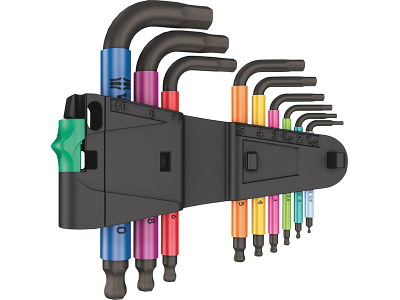Wera 950/9 Unbrakonøgle Sæt Kompakt Multicolor