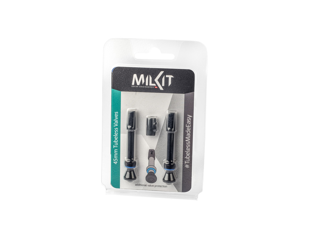 Milkit - Valve Pack - 2x 45 mm tubeless ventiler