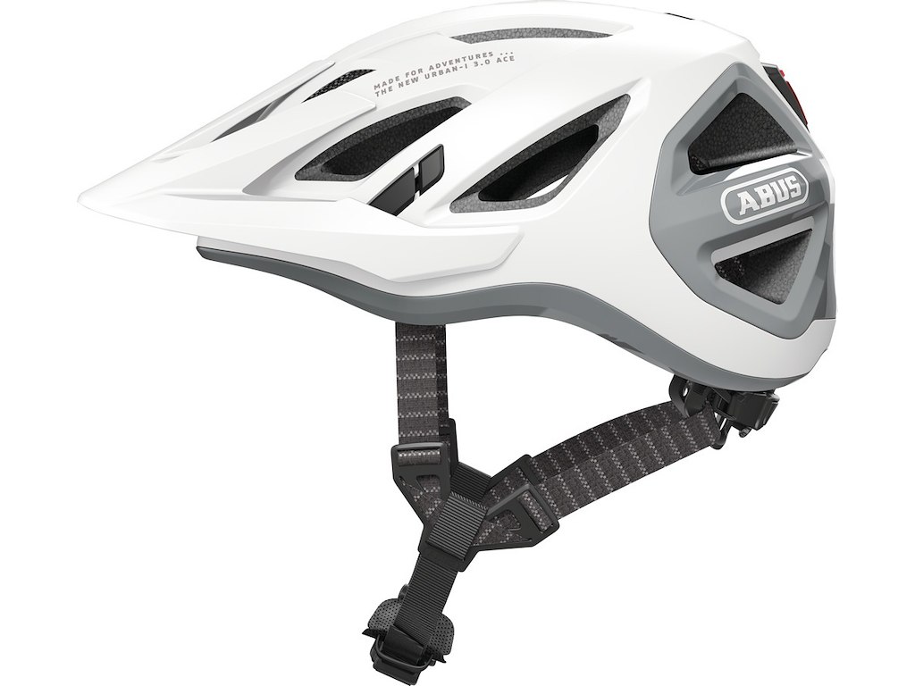 ABUS Urban-I 3.0 ACE cykelhjelm Polar White Hjelmstørrelse 57-58 cm