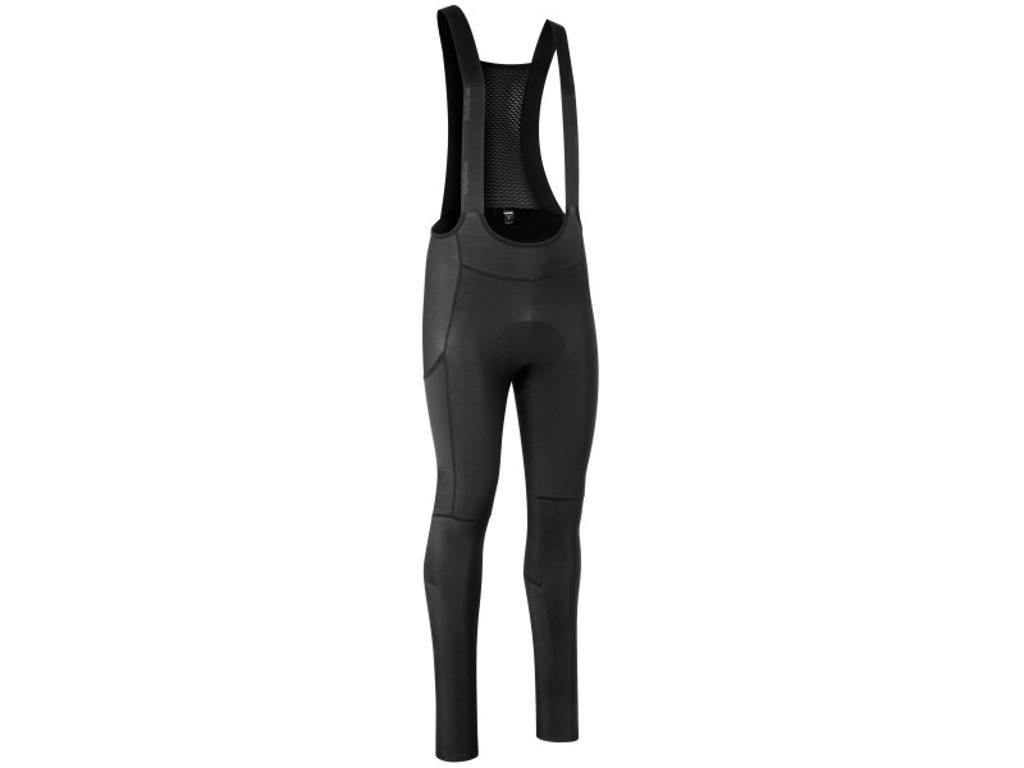 GribGrab ThermalPace Bib Tights - Cykelbukser med seler og pude - Sort