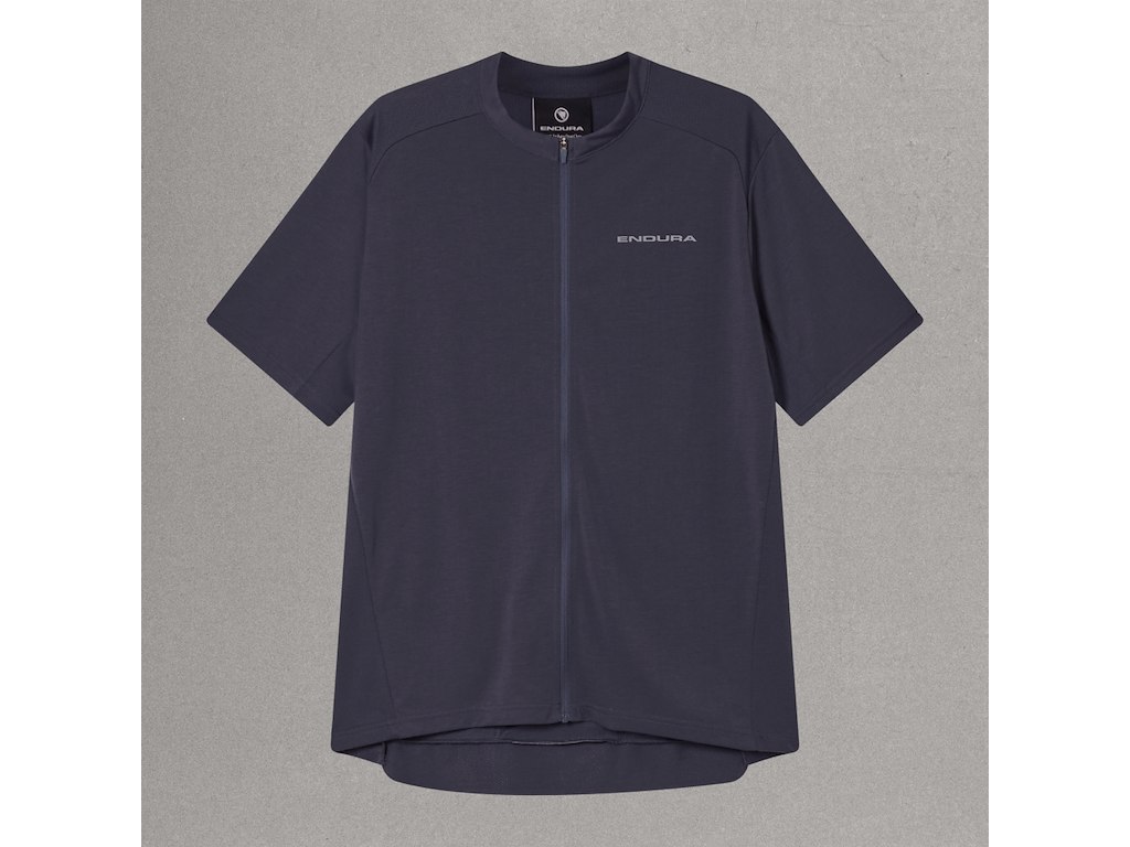 Endura LOOP Zipped - Cykeltrøje - Korte ærmer - Carbon Grey - Str. 2XL