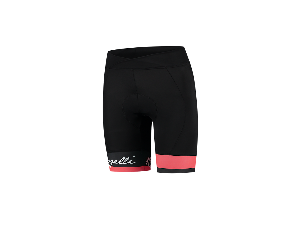 Rogelli Select Cykelshorts til Kvinder - Sort/Coral Str. XS