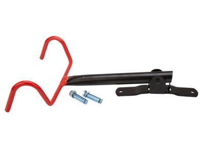 OnGear - Cykelophæng til væg - Cyklen hænger i overrøret - Sort/rød