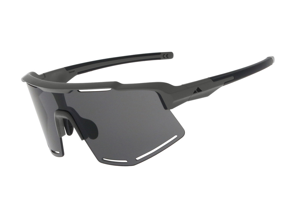 Ongear Col de la Madeleine  Cykelbrille - Smoked PC Linse - Mat Grå