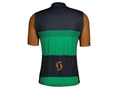 SCOTT RC Team - Kortærmet cykeltrøje - Brun/Grøn