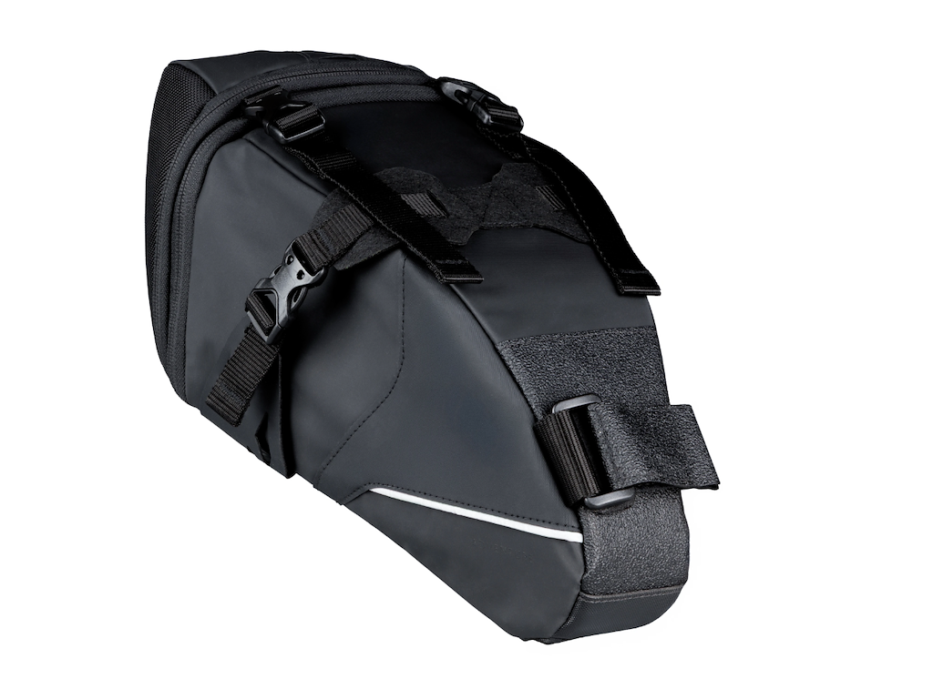 FORCE Adventure XL Sadeltaske - 5,3 Til 8 Liter - Sort