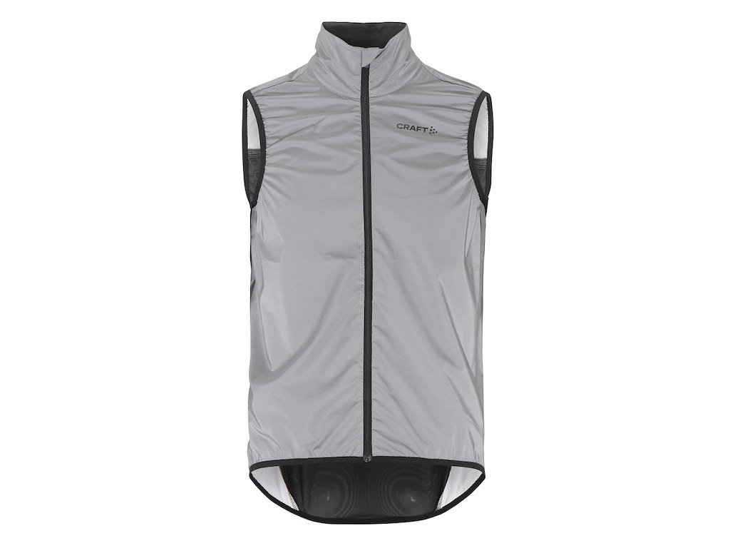 Craft Adv Essence Lumen Wind Vest - Herre - Sølv refleks