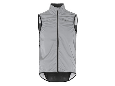 Craft Adv Essence Lumen Wind Vest - Herre - Sølv refleks