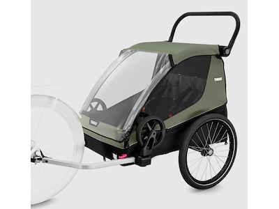 Thule Courier - 3 i 1 Cykeltrailer - Vintage Grøn
