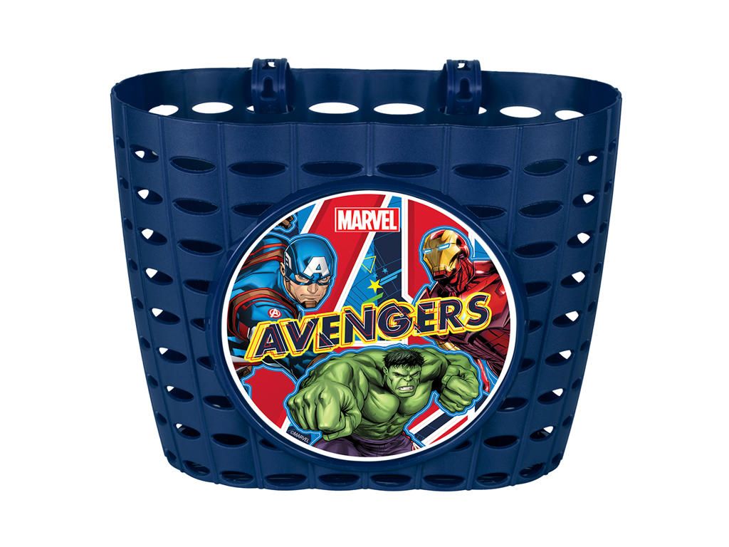 Seven - Avengers - Cykelkurv til børnecykel - Blå