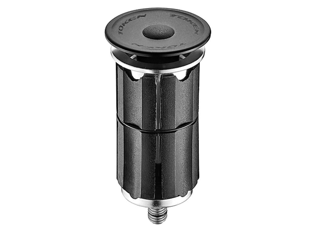 Token Top cap sort med expander Ø 22,5-25mm