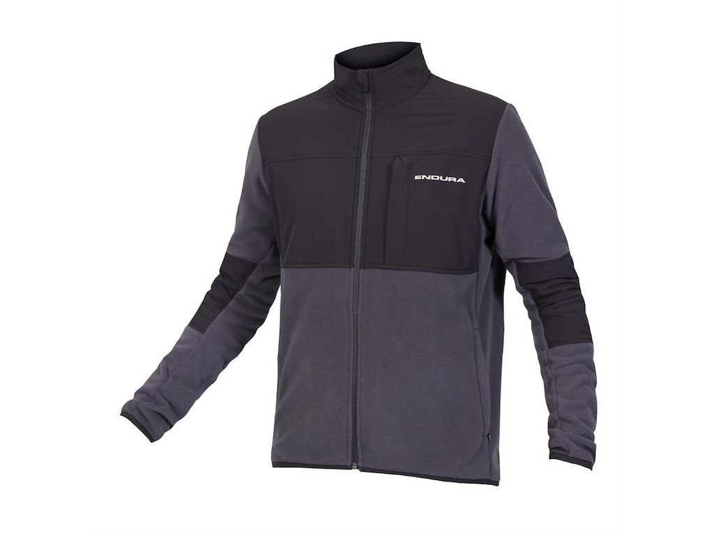 Endura Hummvee Full Zip Jersey - Lange ærmer - Sort -Herre 