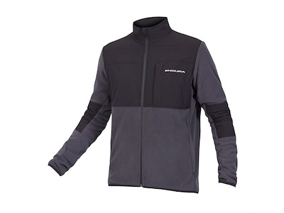 Endura Hummvee Full Zip Jersey - Lange ærmer - Sort -Herre 