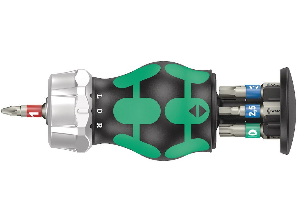 Wera Bicycle Set 5 Stubby Bit Skruetrækker med Skralde