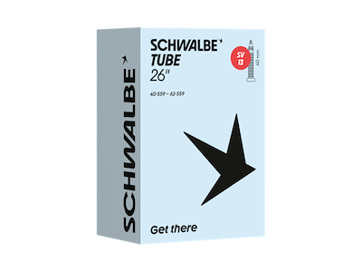Schwalbe slange 26" (40/62-559) med 40mm lang racerventil SV13