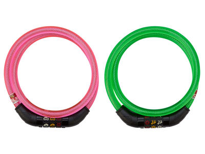 Security Plus kabellås med motivkode - Nem for børn at lære