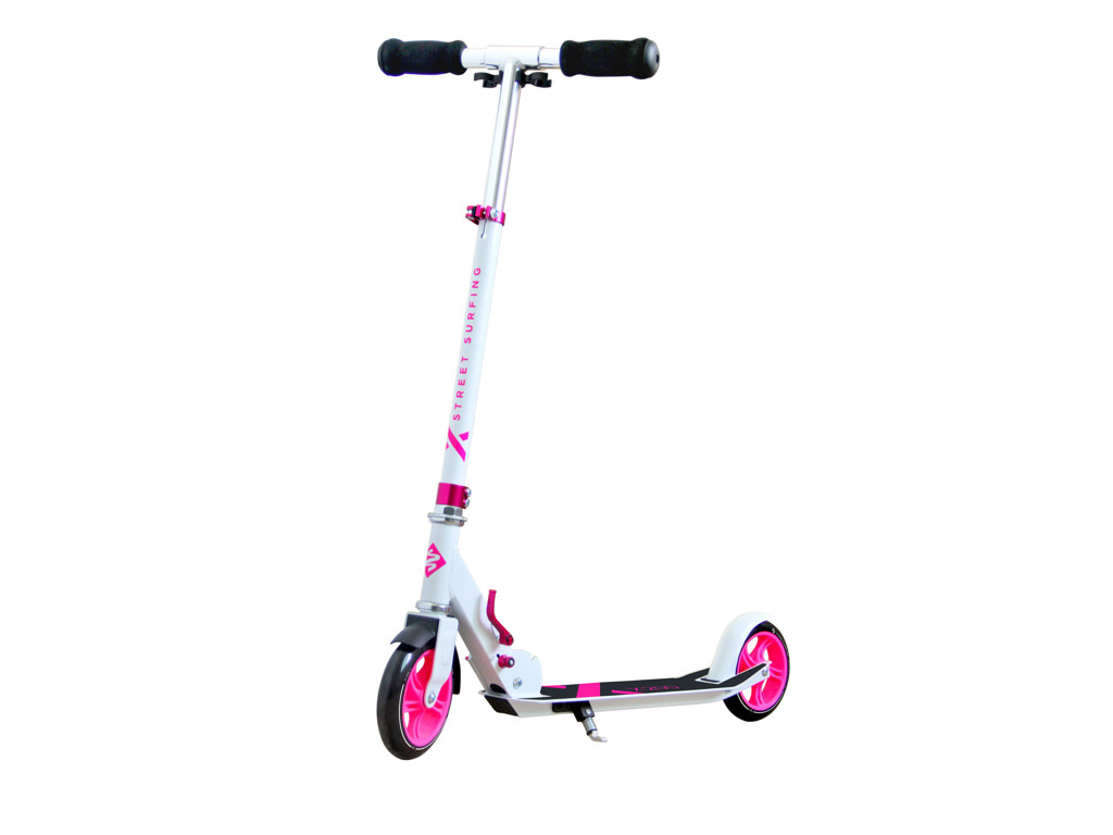 Streetsurfing 145 - Løbehjul med 145mm hjul til børn - Electro pink
