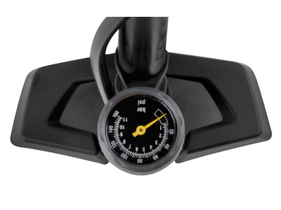 FORCE Hobby Fodpumpe i Stål 11 Bar Sort